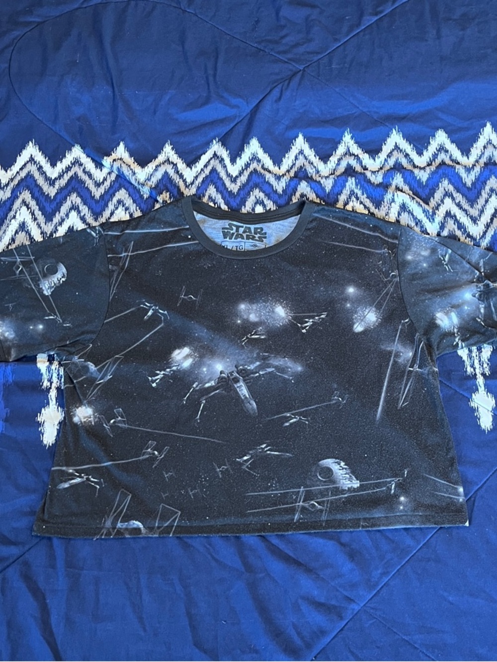 Star Wars Black & Blue Galactic Battle Long-Sleeve Tee